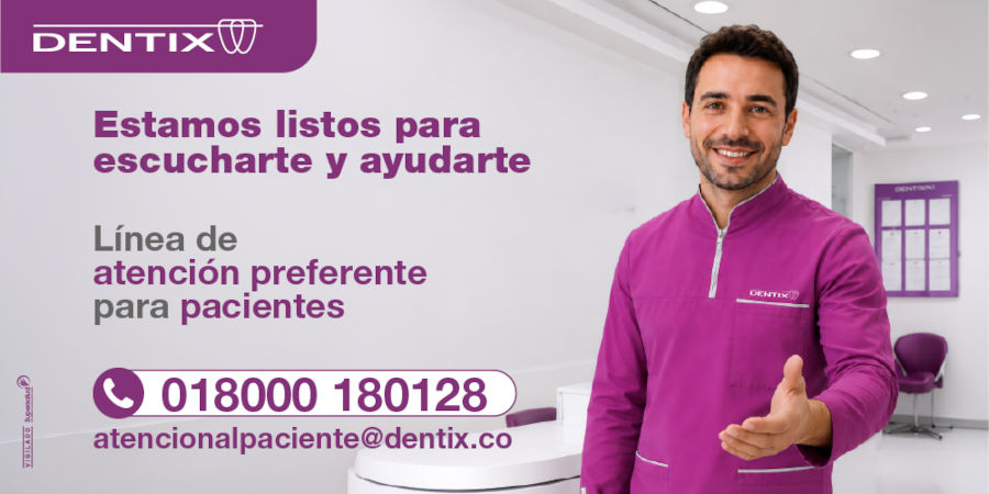 Línea de atención preferente Dentix 018000 180128