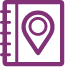 ícono de agenda de localización de ubicación Dentix ícono de agenda de localización de ubicación Dentix